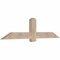 Ekena Millwork Eugene Smooth Timber Gable Bracket, Douglas Fir, 72"W x 18"H x 3 1/2"D x 5 1/2"F, 6/12 Pitch GBW072X18X0406EUG00SDF - alternate 3